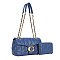 2-in-1 Quilted Shoulder Bag & Wallet Set