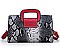 Handhold Animal Print Satchel & shoulder Bag