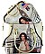 Obama Magazine Print - 2 In 1 Chic Famous People Magazine Print Tote Handbag Design JP6395