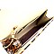 2-Way Leopard Print Patent Turn-Lock Clutch Shoulder Bag