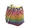 TRENDY RHINESTONE RAINBOW COLOR MINI SHOULDER BAG