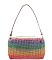 RHINESTONE FASHION RAINBOW COLOR MINI SHOULDER BAG