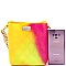 2-Way Turn-Lock Accent Jelly Chain Bucket Shoulder Bag