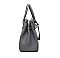 2-Way Padlock Accent Structured Satchel