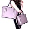 Hardware Accent Classy 3 in 1 Tote SET MH-87747