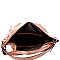 Two-Tone Rustic 2-Way Hobo Wallet SET MH-87904