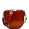 Flip-Lock Top Frame Crossbody Bag