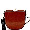 Flip-Lock Top Frame Crossbody Bag