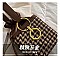 STYLISH PATTERNED BUCKET BAG IN A BOX