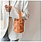 DRAWSTRING HANDMADE WOVEN BUCKET BAG