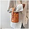 DRAWSTRING HANDMADE WOVEN BUCKET BAG