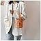DRAWSTRING HANDMADE WOVEN BUCKET BAG