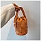 DRAWSTRING HANDMADE WOVEN BUCKET BAG