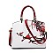 Aztec Flower Design Satchel - Tote Bag