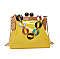 Wooden Frame Jelly Colorful Chain Bag