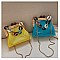 Wooden Frame Jelly Colorful Chain Bag
