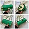 Quilted 2-Tone Fashion Cylinder-Shaped Cross-Body