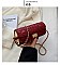 Quilted 2-Tone Fashion Cylinder-Shaped Cross-Body
