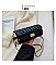 Quilted 2-Tone Fashion Cylinder-Shaped Cross-Body