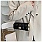 Quilted 2-Tone Fashion Cylinder-Shaped Cross-Body