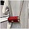 Quilted 2-Tone Fashion Cylinder-Shaped Cross-Body