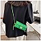 Quilted 2-Tone Fashion Cylinder-Shaped Cross-Body