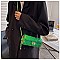 Quilted 2-Tone Fashion Cylinder-Shaped Cross-Body