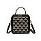 Boxy Shape Checker Satchel / Shoulder Bag
