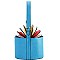 ACCORDION KISS-LOCK BUCKET SATCHEL