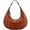 2-Way Pinstripe Effect Two-Tone Strap Hobo