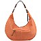 2-Way Pinstripe Effect Two-Tone Strap Hobo