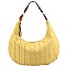 2-Way Pinstripe Effect Two-Tone Strap Hobo