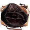 Multi-Pocket Buckle Accent Laptop Backpack