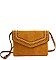 STYLISH SMOOTH PU LEATHER DESIGNER STYLISH ENVELOPE CLUTCH CROSSBODY BAG JY-BAFN-0001