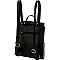 Braided Flap Tassel Accent 2 Way Backpack MH-BAL0010
