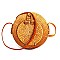STYLISH NATURAL FIBER WOVEN TRENDY CROSSBODY BAG