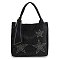 Sparkling Star Design Tote Handbag