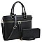 Croc Trimmed 2-in-1 Satchel