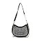 Rhinestone Accented Petite Shoulder Bag