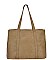 TRENDY SMOOTH PLAIN DESIGN TOTE BAG