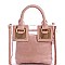 2IN1 TRANSPARENT TOTE WITH LONG STRAP