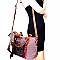 Stylish Aztec & Stripe Print Boston Satchel MH-BGS15731