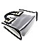 2 in 1 Transparent Hardware Accent Medium Satchel