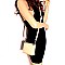 2 in 1 Transparent Hardware Accent Medium Satchel