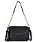 FASHION TASSEL MULTI DESIGN PLAIN CROSSBODY BAG