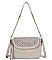 FASHION TASSEL MULTI DESIGN PLAIN CROSSBODY BAG