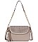 FASHION TASSEL MULTI DESIGN PLAIN CROSSBODY BAG