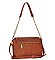 FASHION TASSEL MULTI DESIGN PLAIN CROSSBODY BAG