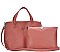 2 IN 1 TOTE BAG WITH LONG STRAP
