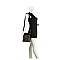 Camo Design Rhinestone Crossbody Sling